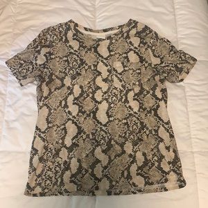 Snake skin shirt